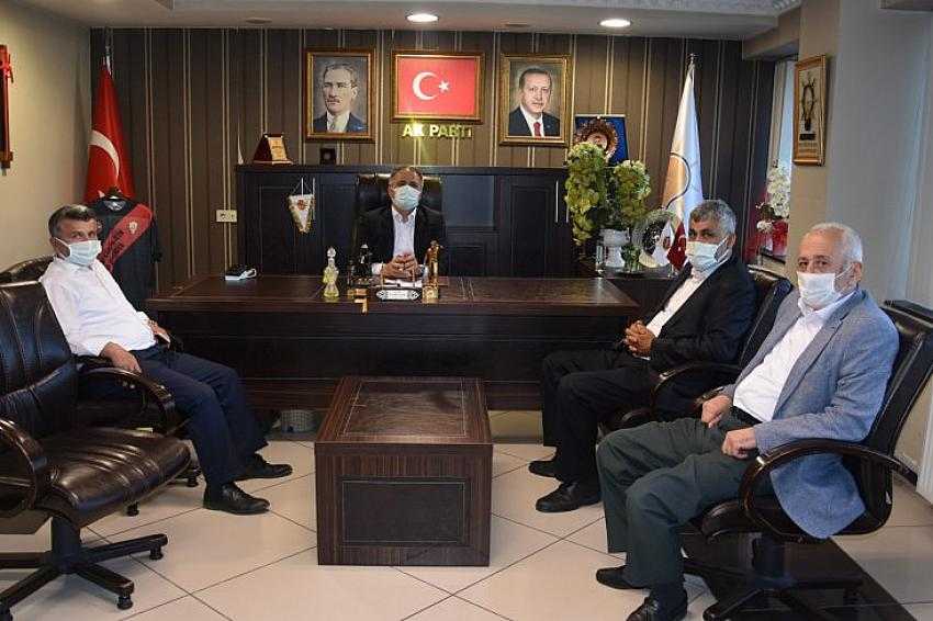 Kurum İdarecileri ve Kulüp yöneticilerinden Başkan Bozkurt'a ziyaret