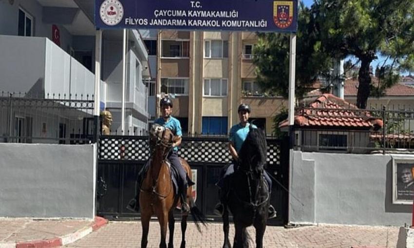 Zonguldak’ta jandarma atlı tim oluşturuldu.