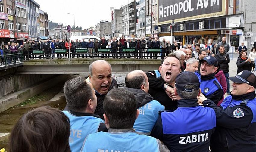 Kdz.Ereğli Belediyesinde yangın ve tahliye tatbikatı yapıldı.