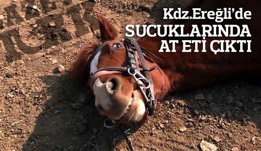 Sucuklarında AT ETİ çıktı...