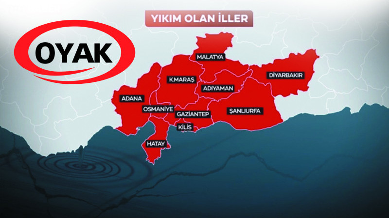 OYAK deprem bölgesinde yardımlarına devam ediyor..