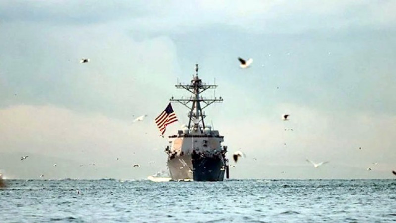 ABD Savaş Gemisi, Kdz. Ereğli Açıklarında...
