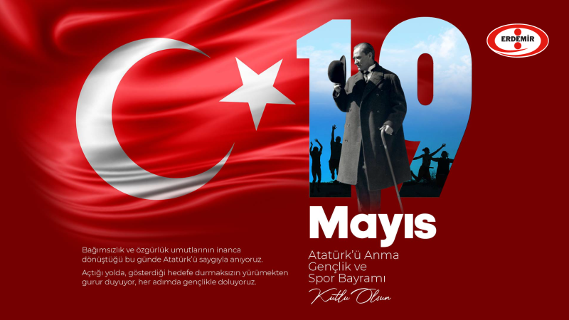 Erdemir 19 Mayıs Kutlama İlanı