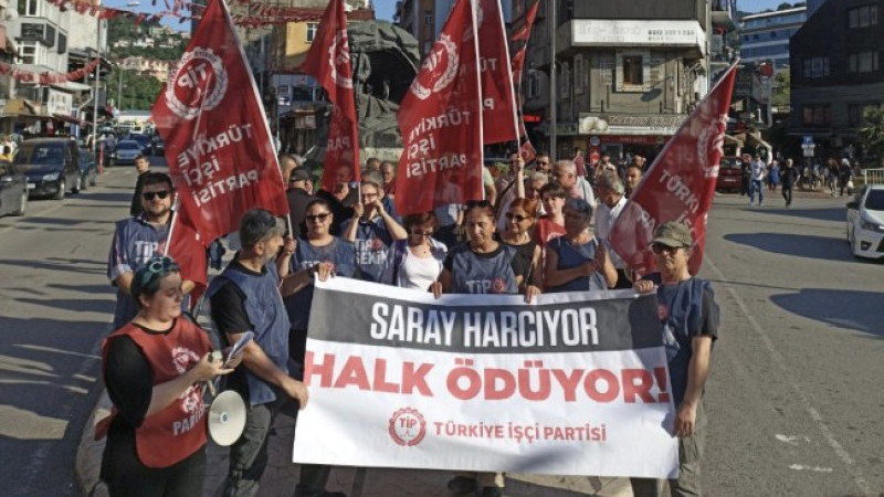 TİP Zonguldak’ta zammı protesto etti.