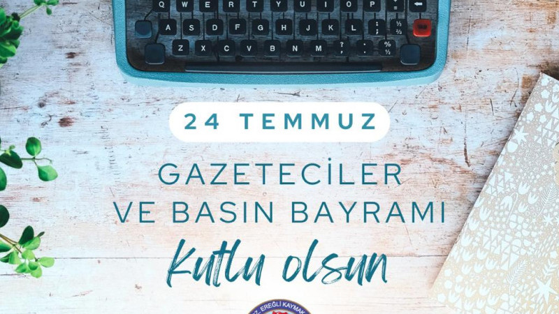 Kdz.Ereğli Kaymakamı Yapıcı Basın Bayramını kutladı.