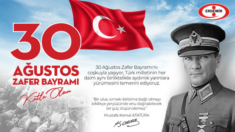 Erdemir 30 Ağustos Zafer Bayramı İlanı