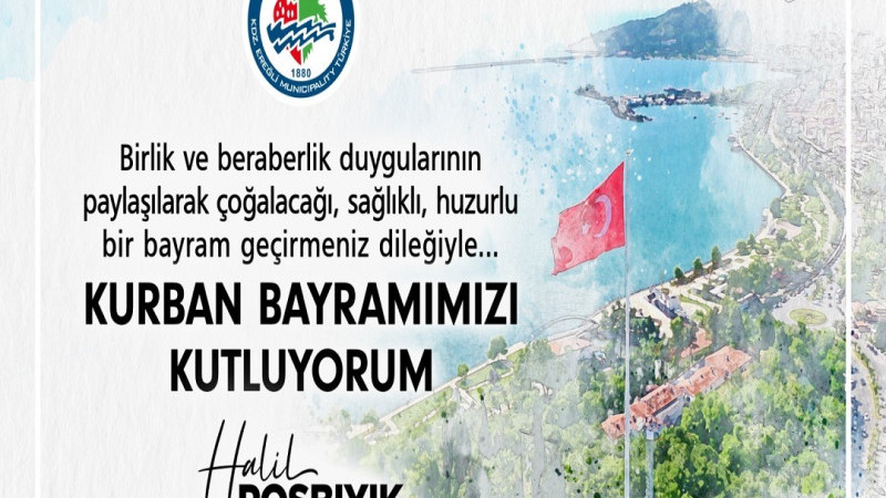 Halil Posbıyık Kurban Bayramı Kutlaması.