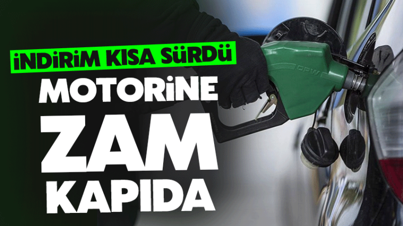 İndirim kısa sürdü | Motorine zam