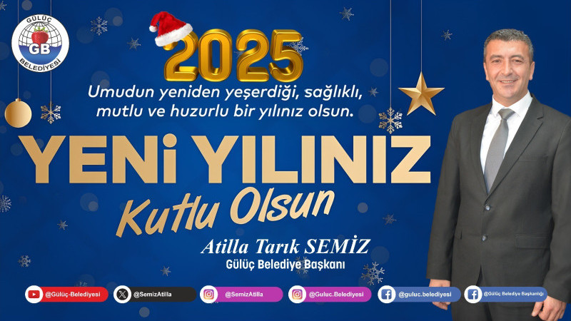 Atilla Tarık Semiz Yeni Yılınızı Kutladı..