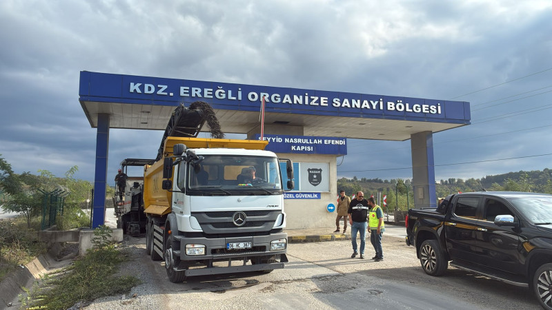 Alaplı OSB Yoluna, Milletvekili Bozkurt El Attı!...