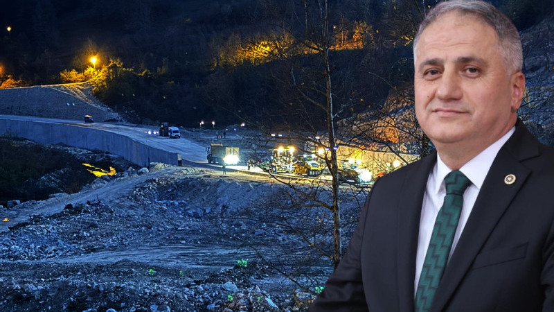 Ereğli–Devrek Yolunda Çalışmalar Gece Gündüz Sürüyor