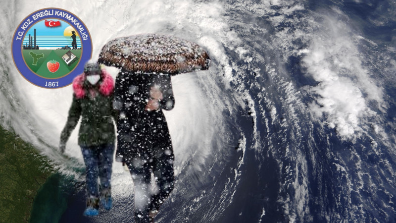 Kaymakamlık'tan etkili hava koşullarına karşı tedbir.