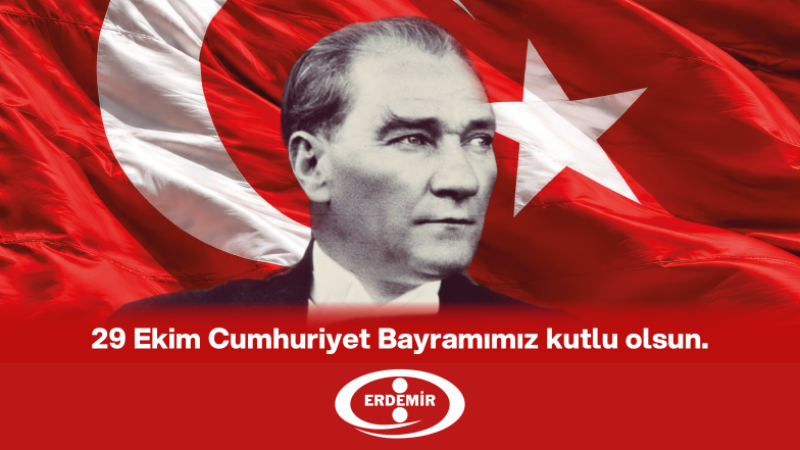 Erdemir 29 Ekim Cumhuriyet Bayramını Kutladı