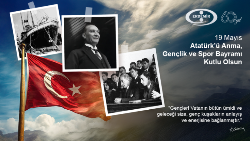 Erdemir 19 Mayıs Atatürk'ü Anma,  Gençlik ve Spor Bayramı Kutlaması
